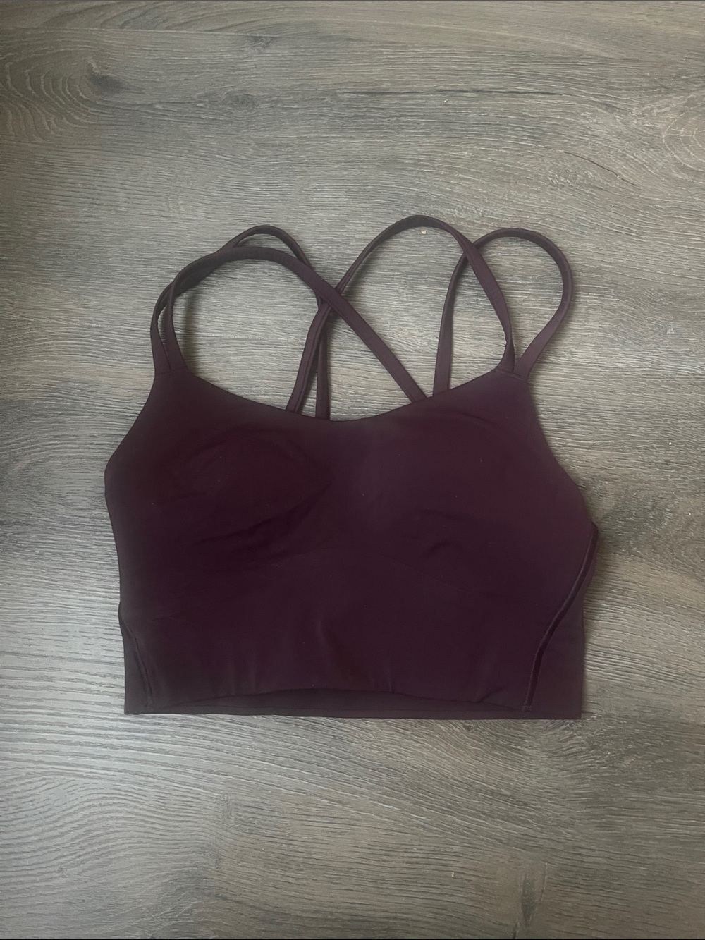 Like a Cloud Longline Bra Light Support, B/C Cup Deep Plum